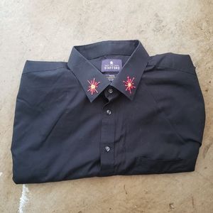 Men's Black Button Down Shirt